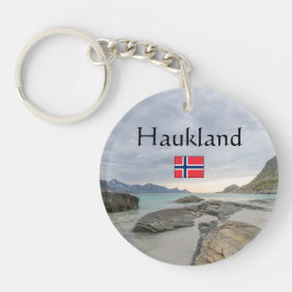 Haukland Souvenir Sleutelhanger