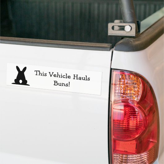 Haul een beetje. bumpersticker (Op Truck)