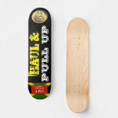HAUL & PULL-UP skateboard, 7¾-inch deck Persoonlijk Skateboard (Voorkant)