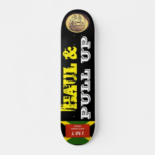 HAUL & PULL-UP skateboard, 7¾-inch deck Persoonlijk Skateboard (Voorkant)