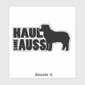 Haul Some Auss - Een grappige mini-Aussie Sticker (Vel)