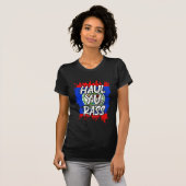 Haul Yu Rass Pride Belize Vlag Afro Pride Belizean T-shirt (Voorkant volledig)