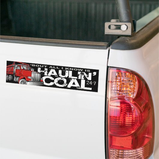 HAULIN' COAL BUMPERSTICKER (Op Truck)