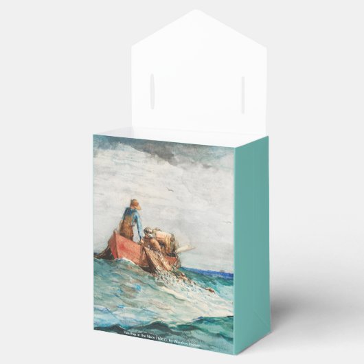 Hauling in the Nets (1887) door Winslow Homer Bedankdoosjes (Geopend)