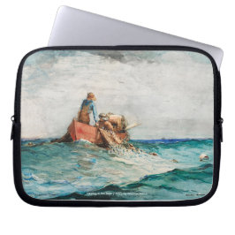 Hauling in the Nets (1887) door Winslow Homer Laptop Sleeve