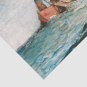 Hauling in the Nets (1887) door Winslow Homer Tissuepapier (Detail)