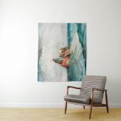 Hauling in the Nets (1887) door Winslow Homer Wandkleed (In situ)