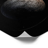 Haumea Luxe Dwergplaneet Ruimte Poster (Hoek)
