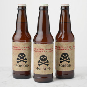 Hauned Asiel Halloween Party Poison Bier Etiket