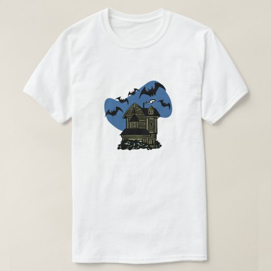 Hauned House Bats T-shirt (Design voorkant)