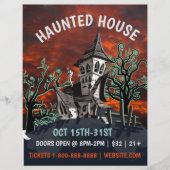 Hauned House Event Flyer (Voorkant)