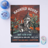 Hauned House Event Flyer (Enkel)