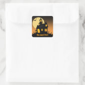 Hauned House Halloween Party Sticker (Tas)