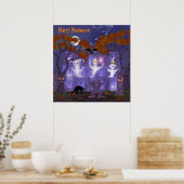 Hauned House met Orbs Poster (Keuken)