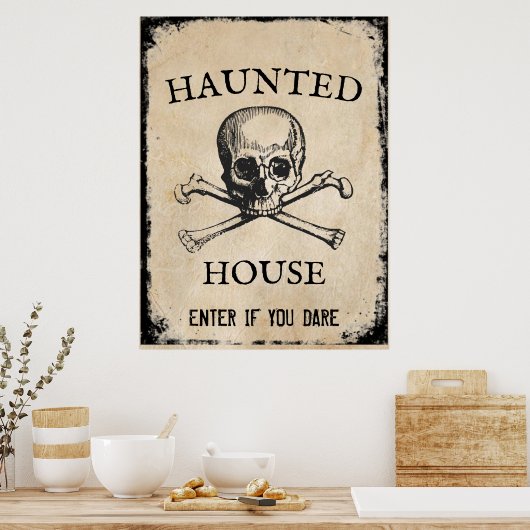 Haunhouse Halloween prop Poster (Keuken)