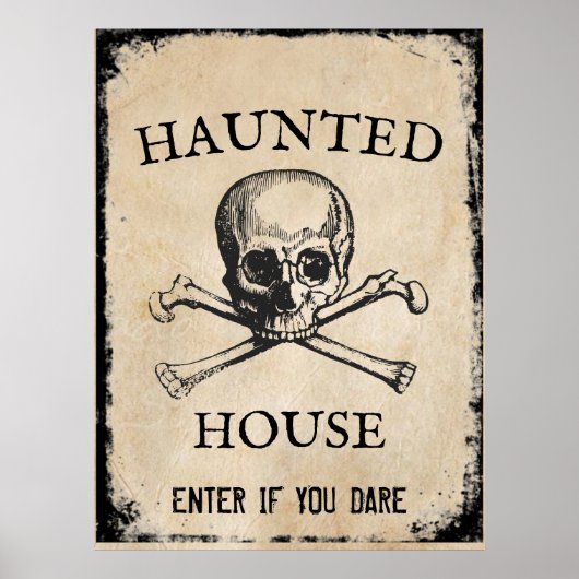 Haunhouse Halloween prop Poster (Voorkant)