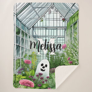 Hauning in het Greenhouse Sherpa Deken