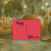 Haunt It Funny Cougar Halloween Skelet Feestdagenkaart