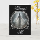 Haunt Me Kaart (Gele Bloem)