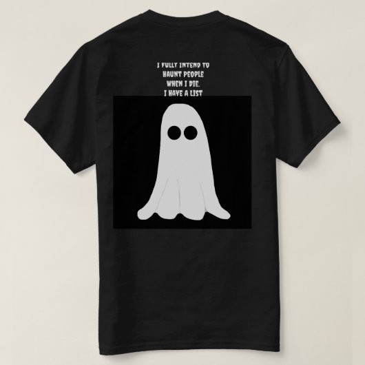 Haunt Mensen T-shirt (Design achterkant)
