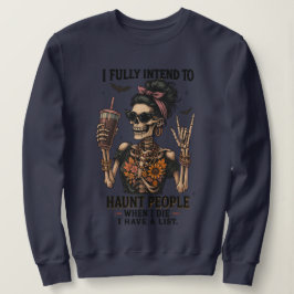 "Haunt People" Halloween coolste sweatshirt