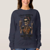 "Haunt People" Halloween coolste sweatshirt (Voorkant)