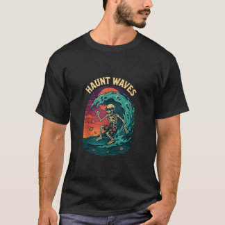 Haunt Waves Skeleton Surfer Riding Ghost Wave Tank