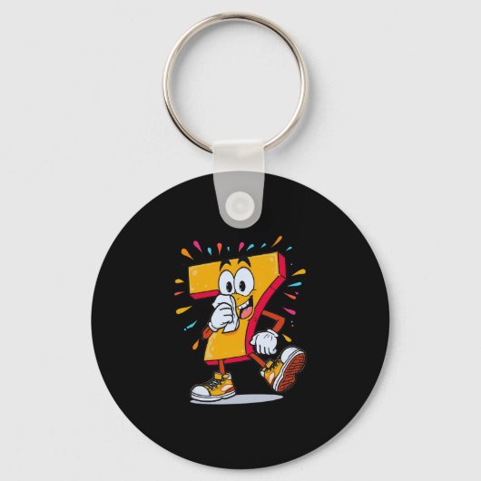 Haunted 67 Funny Sick Seven Meme Halloween Costume Sleutelhanger (Voorkant)