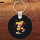 Haunted 67 Funny Sick Seven Meme Halloween Costume Sleutelhanger (Voorkant)