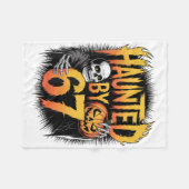 Haunted 67 Meme Six Seven 6-7 Funny Internet Joke  Fleece Deken (Voorkant (Horizontaal))