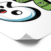 Haunted 67 Meme Six Seven 6-7 Funny Internet Joke  Poster (Hoek)