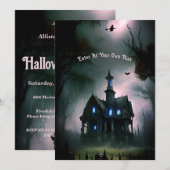 Haunted Alle Hallows Eve Feest Uitnodiging (Voorkant / Achterkant)