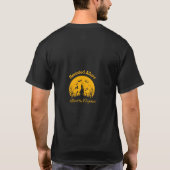 Haunted Allure-Ghostly Elegance T-shirt (Achterkant)