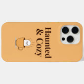 Haunted and Cozy Ghost Coffee Halloween iPhone 15 Case-Mate iPhone Case (Achterkant (horizontaal))