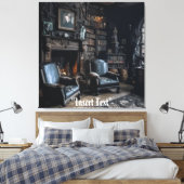 Haunted Archives Canvas Afdruk (Insitu (Slaapkamer))
