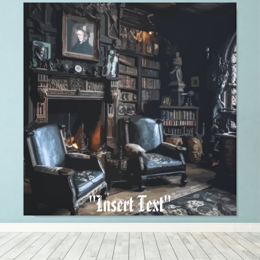 Haunted Archives Canvas Afdruk (Insitu (Houten vloer))