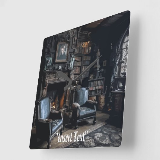 Haunted Archives Vierkante Klok (Hoek)