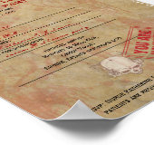 Haunted Asiel Halloween Party Poster (Hoek)