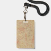 Haunted Asylum Halloween Party Gevangene Badge (Achterkant met koord)