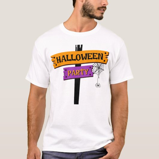 Haunted Bash Ultimate Halloween Party T-shirt (Voorkant)