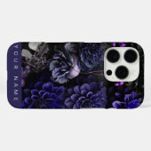 Haunted Blooms Blue Case-Mate iPhone Case (Achterkant (horizontaal))