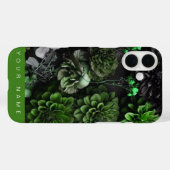 Haunted Blooms Green Case-Mate iPhone Case (Achterkant (horizontaal))