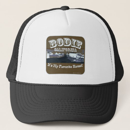 Haunted Bodie California Trucker Pet (Voorkant)