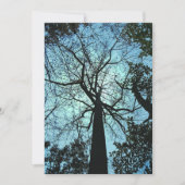 Haunted Bossen Halloween Invitation Kaart (Voorkant)