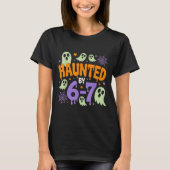 Haunted By 67 – Funny Halloween Costume 6 7 Six Se T-shirt (Voorkant)
