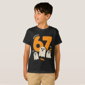 Haunted By 67 Funny Halloween Meme Design  T-shirt (Voorkant volledig)