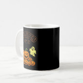 Haunted By 67 Funny Halloween Soky Season Pumpkin  Koffiemok (Voorkant links)