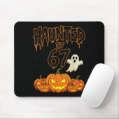 Haunted By 67 Funny Pumpkin And Ghost Halloween Co Muismat (Met muis)