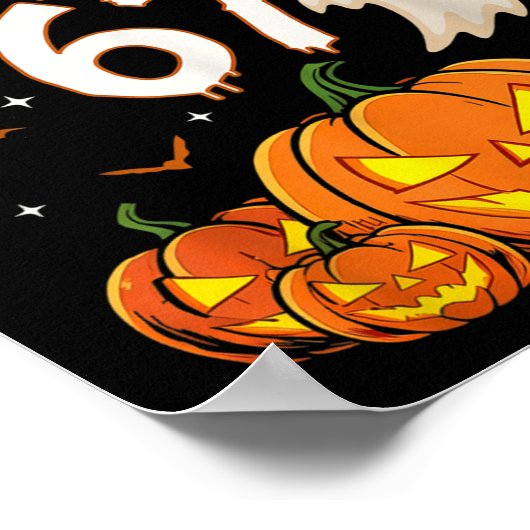 Haunted By 67 Funny Pumpkin And Ghost Halloween Co Poster (Hoek)