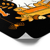 Haunted By 67 Funny Reading Ghost And Pumpkin Hall Poster (Hoek)